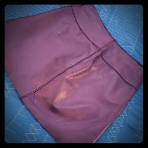 Leather skirt